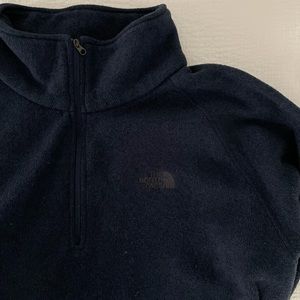 North Face quarter zip navy fleece (sz XL)